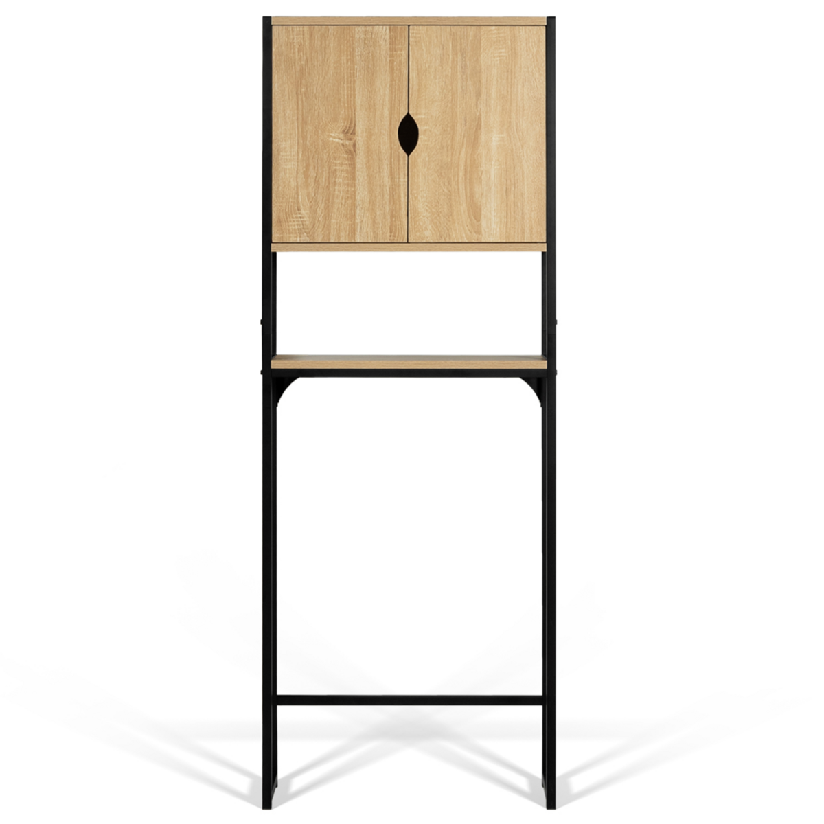 ID MARKET Meuble étagère dessus WC placard DETROIT design industriel