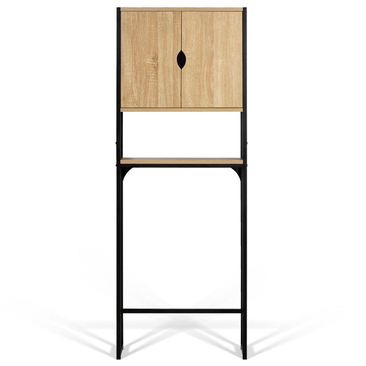 ID MARKET Meuble étagère dessus WC placard DETROIT design industriel