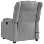 Voir la diapositive 4 : VIDAXL Fauteuil de massage inclinable electrique gris clair tissu