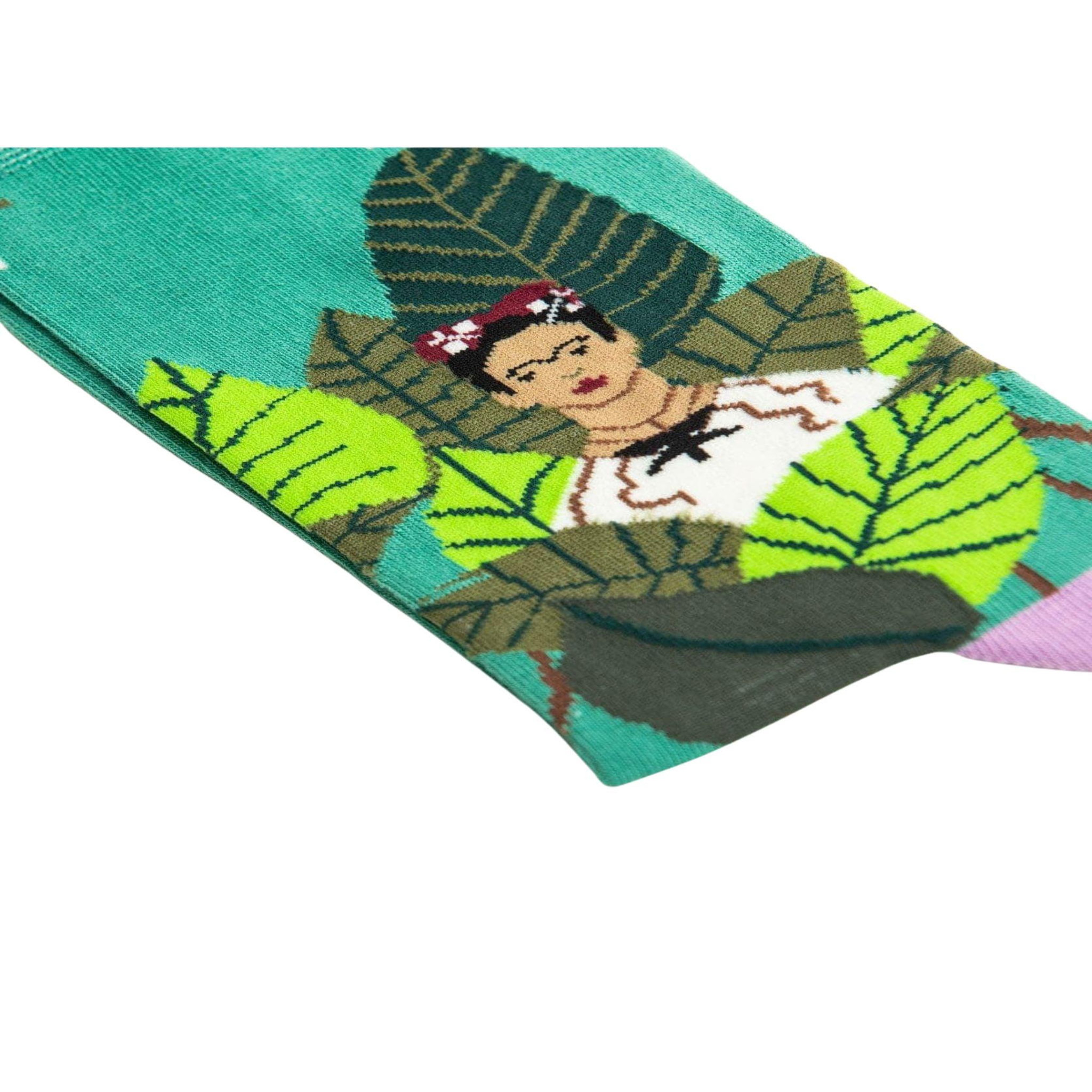 Voir la diapositive 3 : SOCK AFFAIRS Chaussettes frida kahlo autoportrait