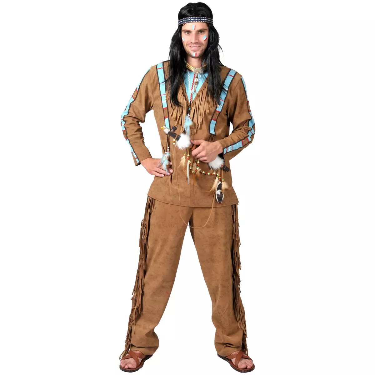 FUNNY FASHION Costume Indien - XL