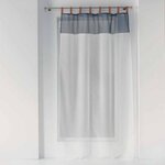 Paris Prix Rideau Voilage à Passants  Loft Atelier  140x240cm Bleu