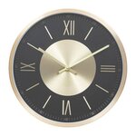ATMOSPHERA Horloge en Métal  Ariana  30cm Noir & Or