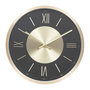 Voir la diapositive 1 : ATMOSPHERA Horloge en Métal  Ariana  30cm Noir & Or
