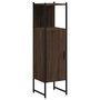 Voir la diapositive 2 : VIDAXL Armoire de salle de bain chene marron 33x33x120,5 cm