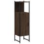 Voir la diapositive 2 : VIDAXL Armoire de salle de bain chene marron 33x33x120,5 cm