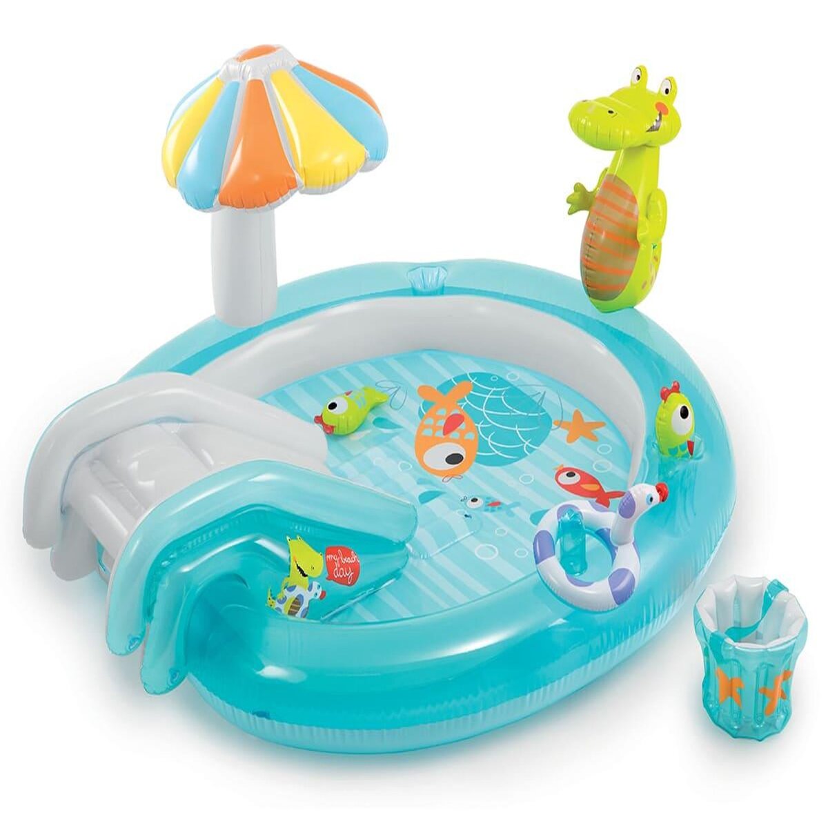 INTEX Aire de jeux gonflable Alligator - Intex