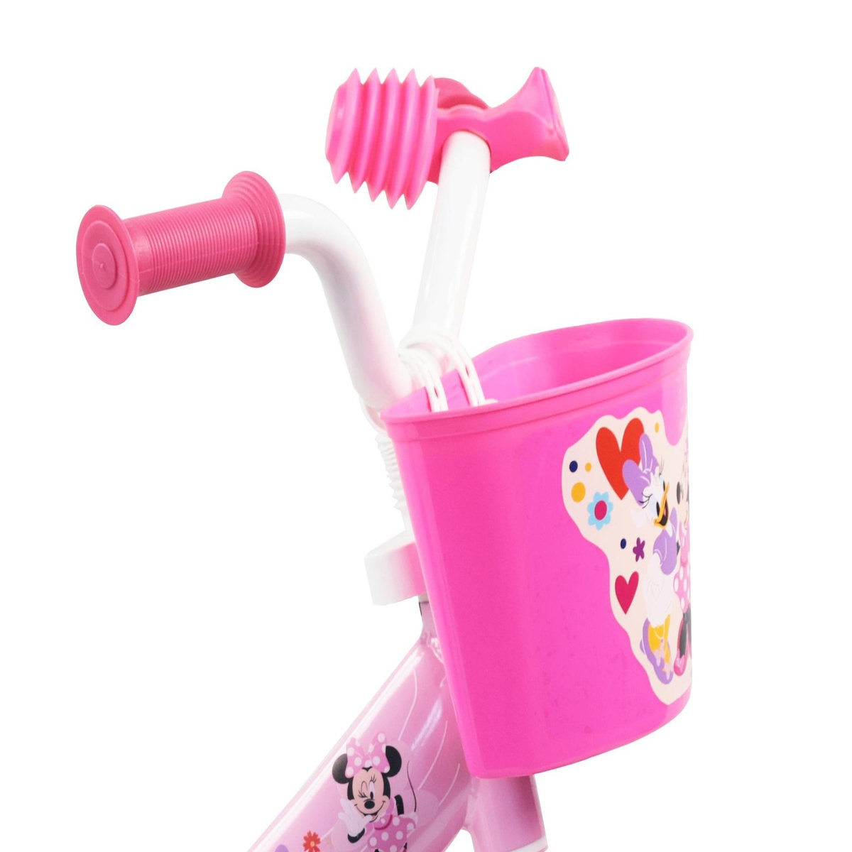 MINNIE Vélo enfant 10'' Minnie / Disney , 2 stabilisateurs amovibles, garde boues et panier avant ! Marque