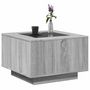 Voir la diapositive 5 : VIDAXL Table basse avec LED sonoma gris 60x60x40 cm bois d'ingenierie