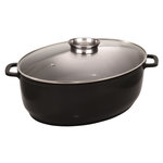 BAUMALU Cocotte induction en fonte d'aluminium 43 x 33 x 13,8 cm  