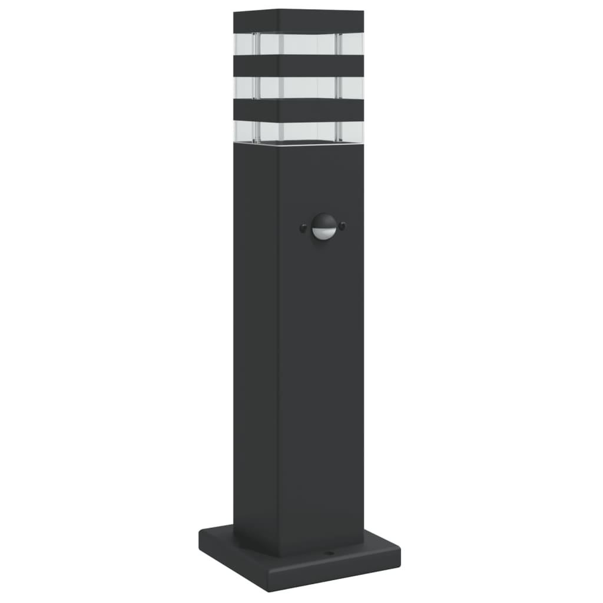 Voir la diapositive 2 : VIDAXL Lampadaire d'exterieur avec capteur noir 50 cm aluminium