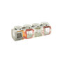 Voir la diapositive 6 : FIVE Lot de 4 Bocaux à Épices  Loupa  200ml Transparent