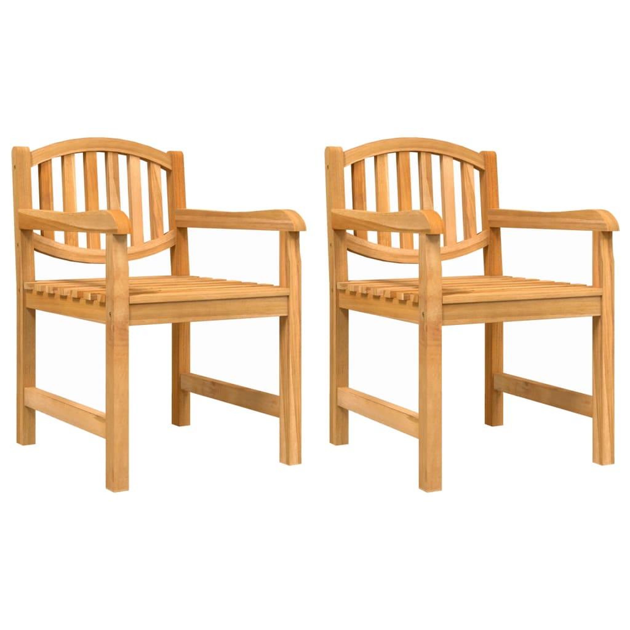 Voir la diapositive 3 : VIDAXL Ensemble a manger de jardin 4 pcs Bois de teck massif