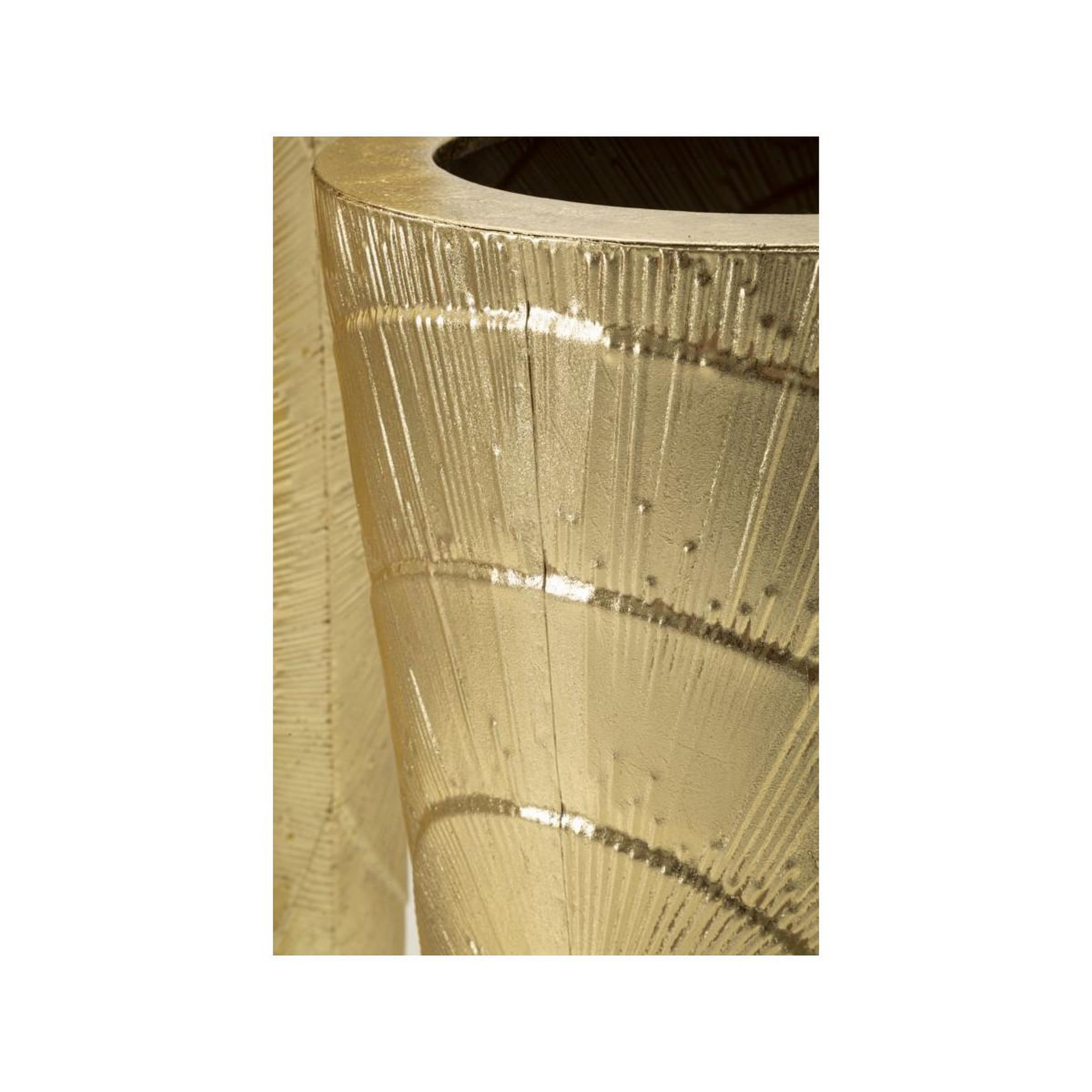 Voir la diapositive 5 : Paris Prix Lot de 3 vases en métal  goldely  114cm or