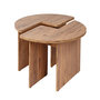 Voir la diapositive 1 : Habitat et Jardin Table basse en bois  Moira  90 x 90 x 41 cm - Pin atlantique