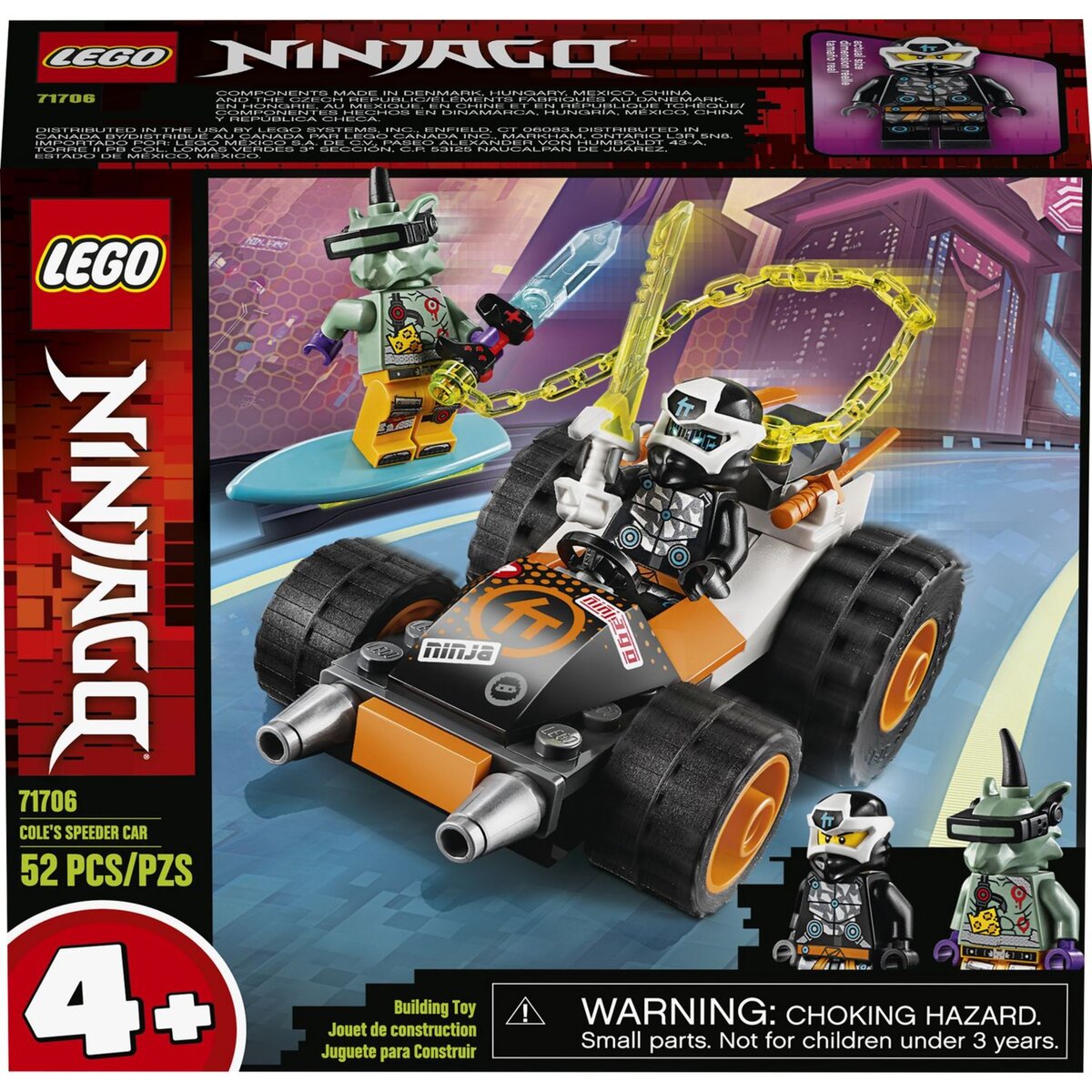 LEGO Ninjago 71706 - Le bolide de Cole