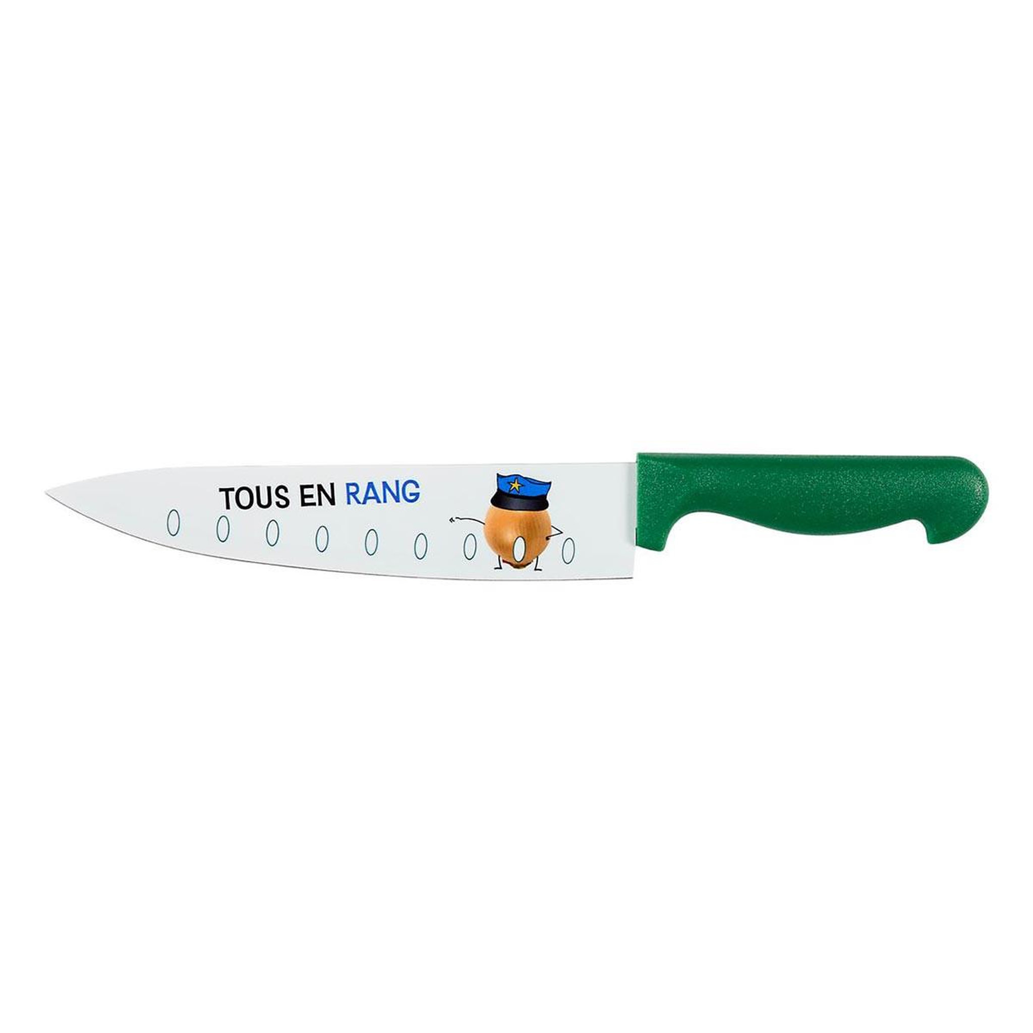 COOK CONCEPT Couteau à Alvéoles  Ludique  32cm Vert