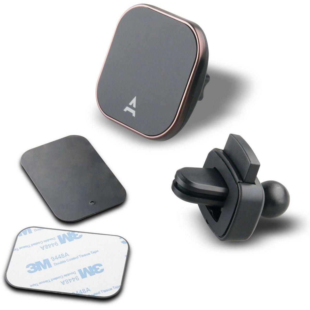 ADEQWAT Support smartphone Voiture magnétique x2