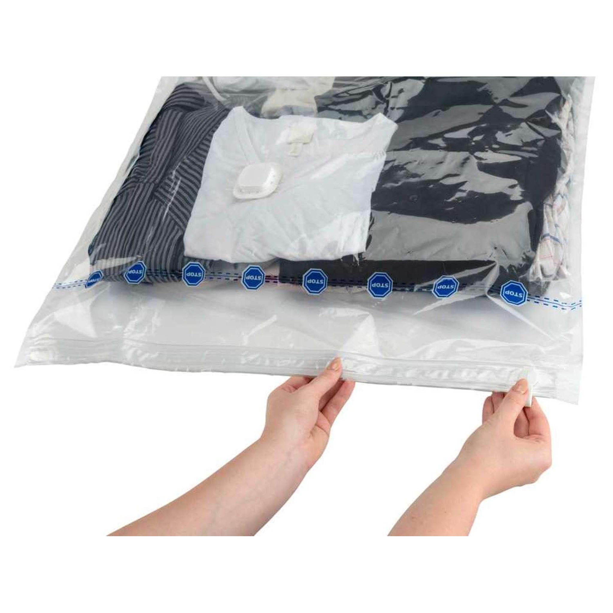 Voir la diapositive 5 : Wenko Housse de rangement sous-vide taille xl - 145 x 70 cm