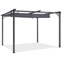 Voir la diapositive 4 : ID MARKET Pergola toit rétractable 4 pieds 3x4 M tonnelle gris anthracite
