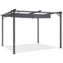 Voir la diapositive 4 : ID MARKET Pergola toit rétractable 4 pieds 3x4 M tonnelle gris anthracite