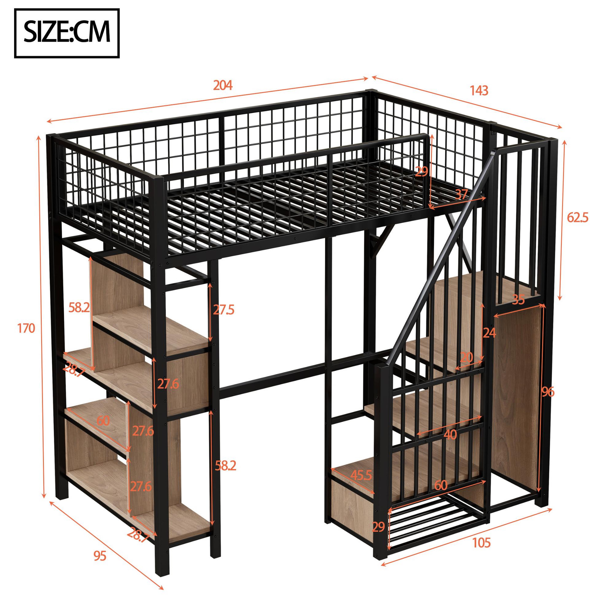 Voir la diapositive 3 : MERAX Lit mezzanine
