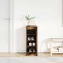 Voir la diapositive 3 : VIDAXL Armoire a chaussures chene fume 29,5x34x76 cm bois d'ingenierie