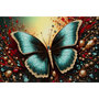 Voir la diapositive 3 : Paris Prix Tableau Imprimé  Butterfly II  70x100cm Multicolore