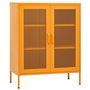 Voir la diapositive 2 : VIDAXL Armoire de rangement Jaune moutarde 80x35x101,5 cm Acier