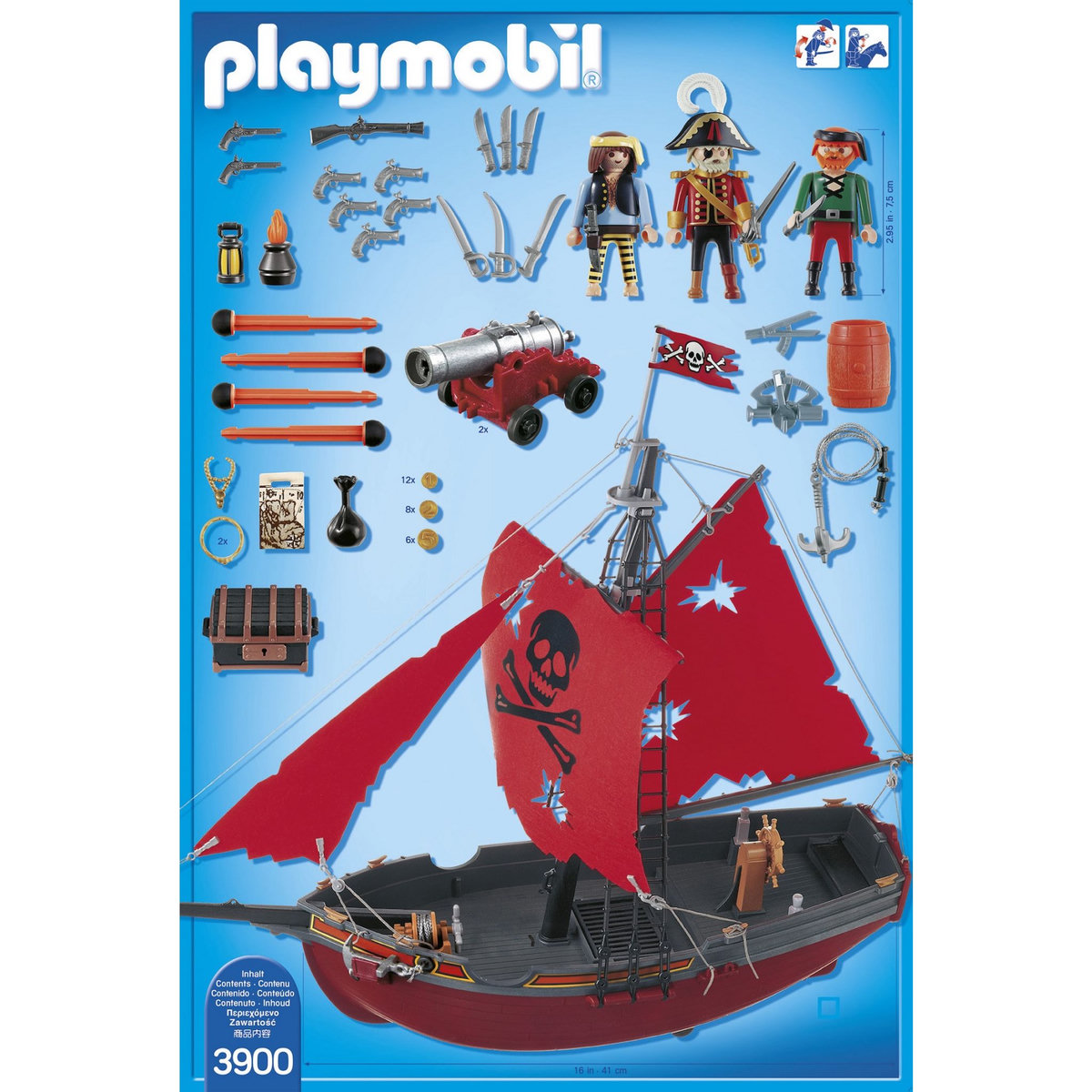 PLAYMOBIL 3900 - Pirates - Vaisseau corsaires 