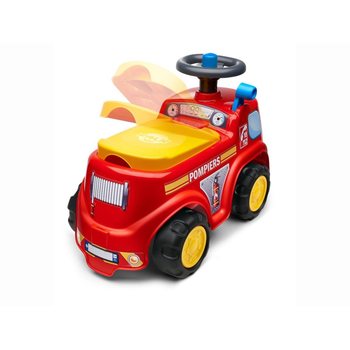 FALK Porteur enfant Pompier 1 à 3 ans - Falk