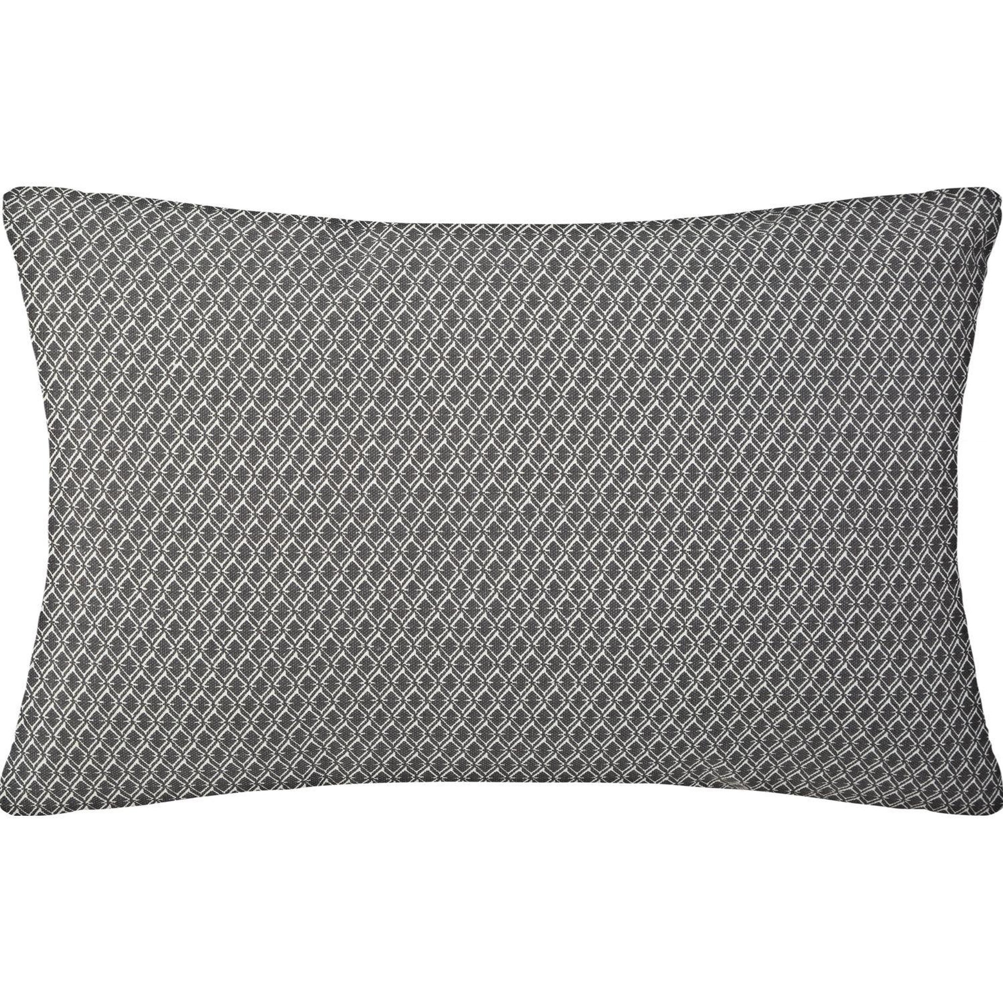 ATMOSPHERA Coussin rectangulaire en coton à motif Otto. Coloris disponibles : Jaune, Bleu