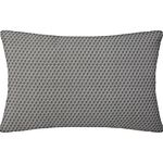 ATMOSPHERA Coussin rectangulaire en coton à motif Otto. Coloris disponibles : Bleu, Gris, Jaune