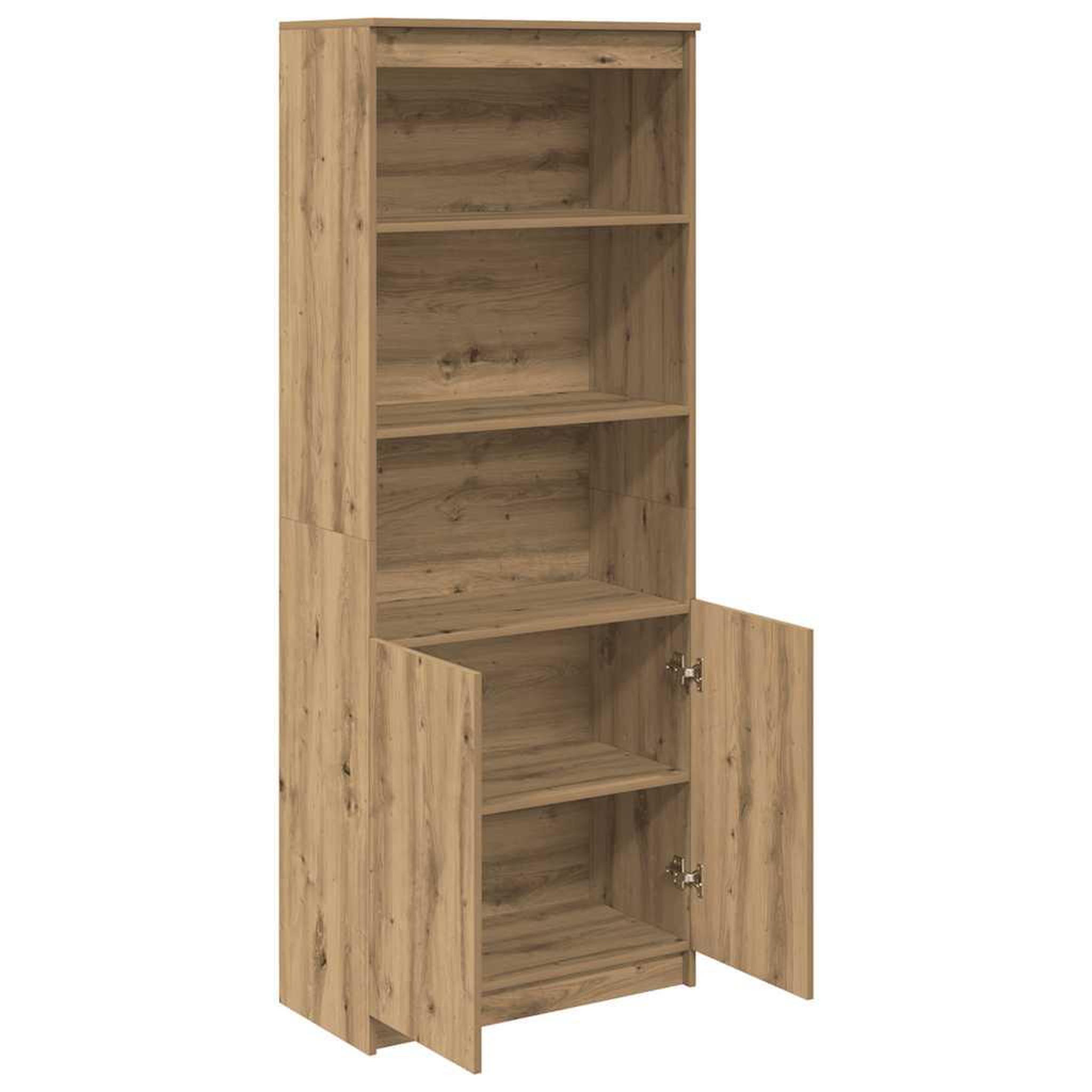 Voir la diapositive 5 : VIDAXL Buffet haut chene artisanal 70x35x180 cm bois d'ingenierie