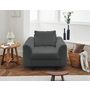 Voir la diapositive 6 : LISA DESIGN Rune - fauteuil - en tissu bouclette