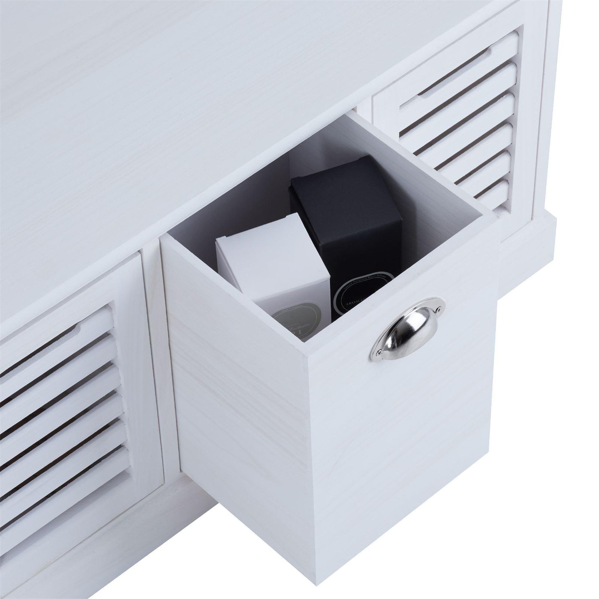 Voir la diapositive 5 : IDIMEX Banc de rangement trient, 3 caisses