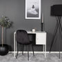 Voir la diapositive 4 : Paris Prix Bureau Design Avec Porte  Bakal  95cm Blanc