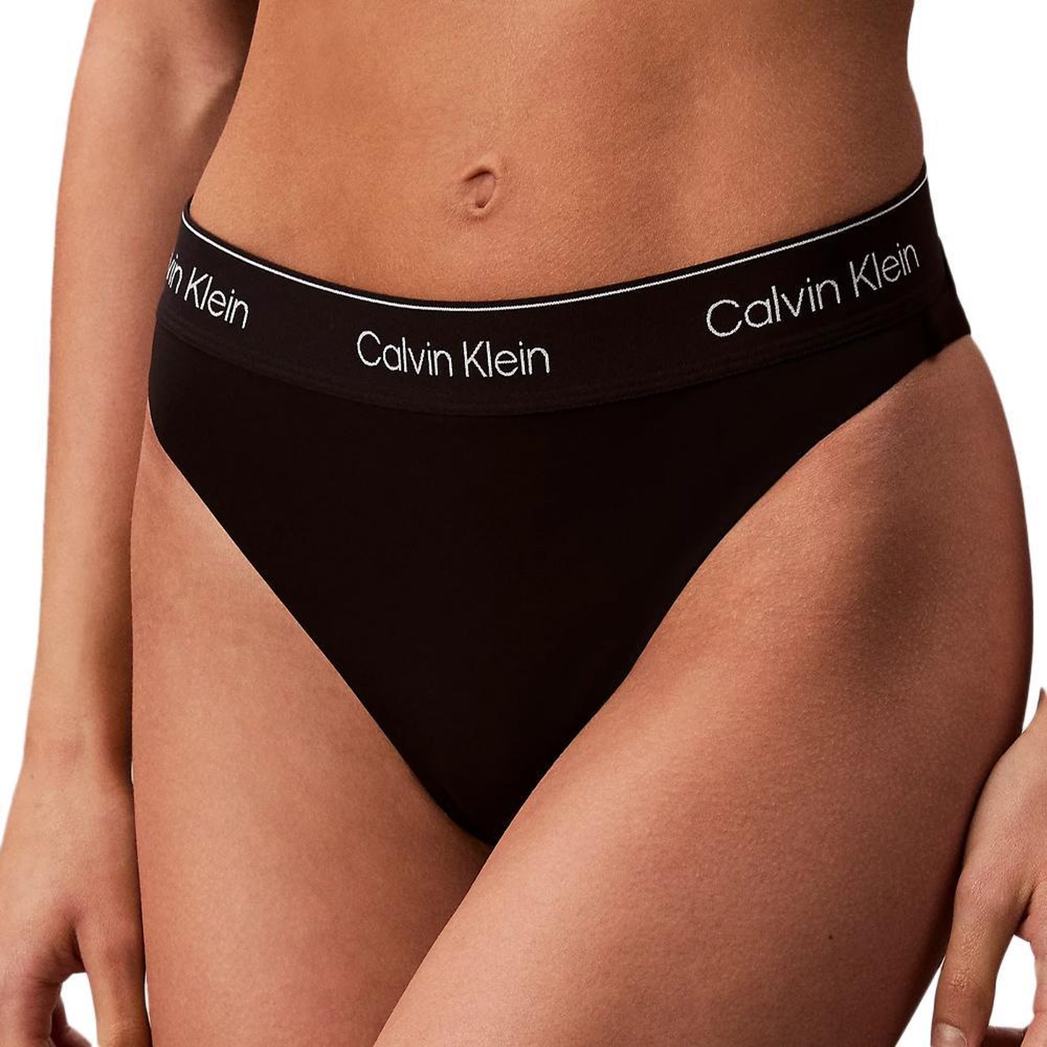 Voir la diapositive 1 : CALVIN KLEIN JEANS String Noir Femme Calvin Klein Jeans Tanga