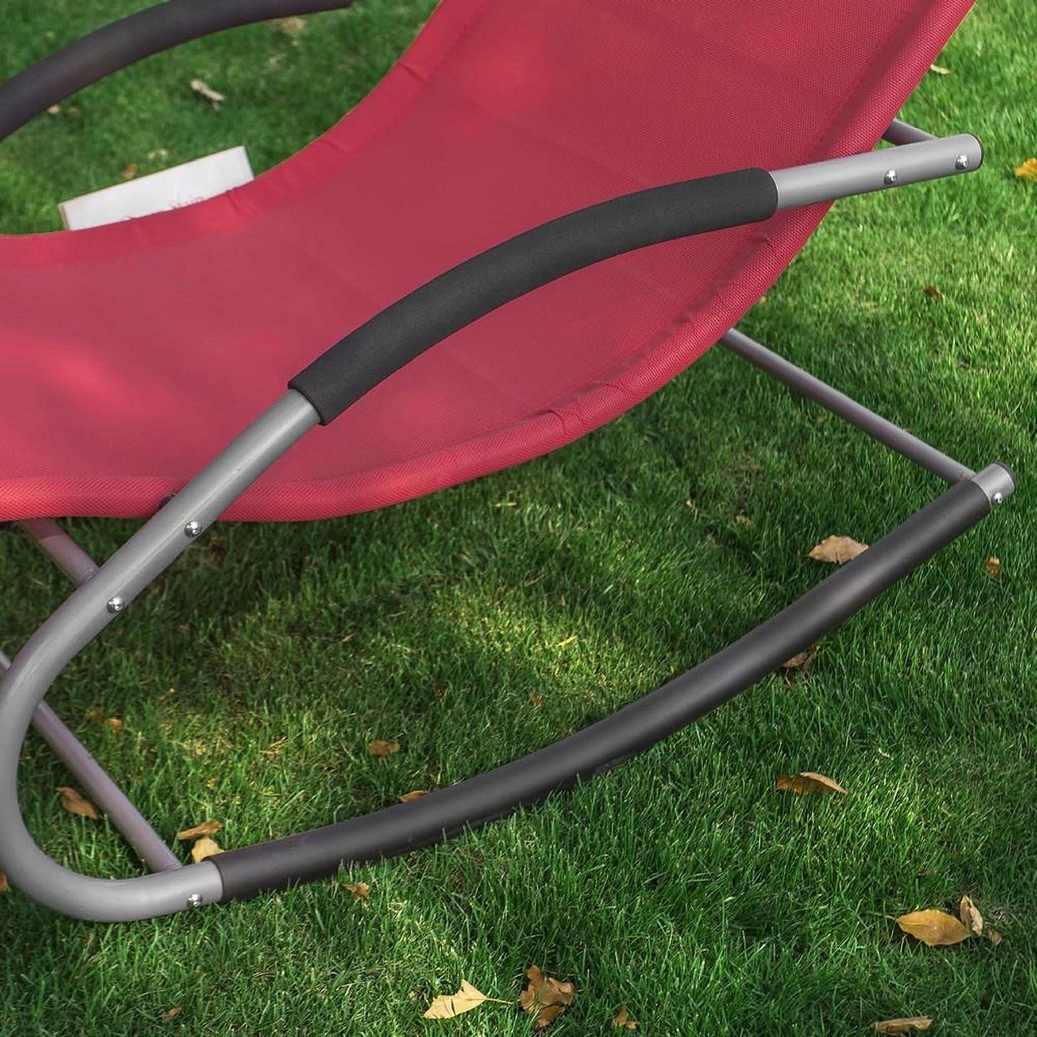 Voir la diapositive 5 : SOBUY SoBuy - Fauteuil À Bascule De Jardin pliable - Moderne - OGS28