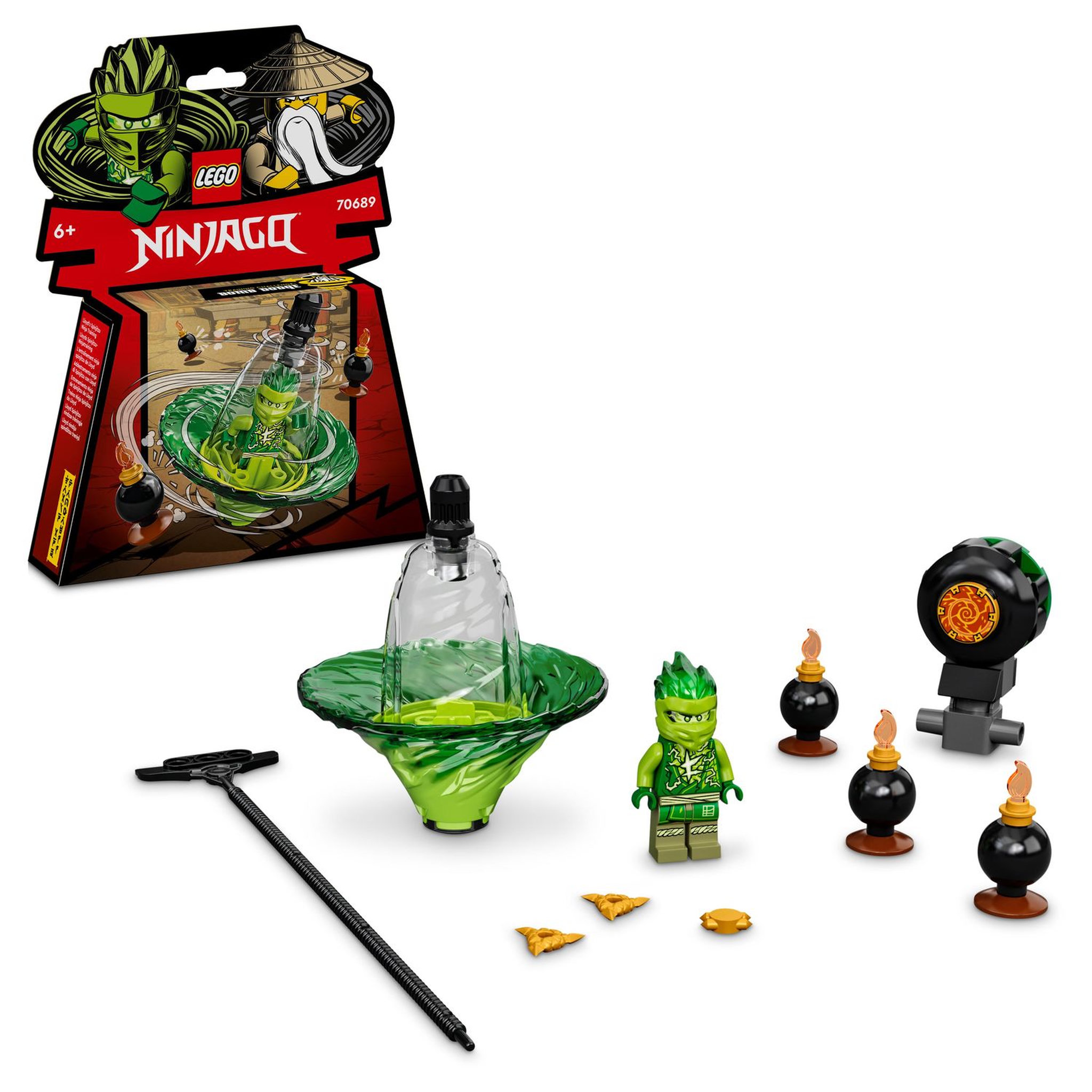 Voir la diapositive 2 : LEGO Ninjago 70689 - L'Entraînement Ninja Spinjitzu de Lloyd