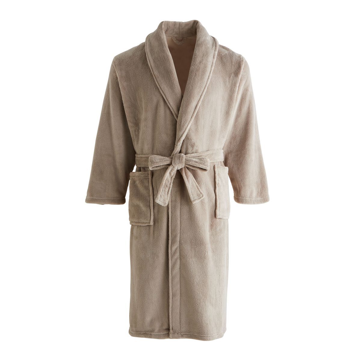 ACTUEL Peignoir en microfibre uni 