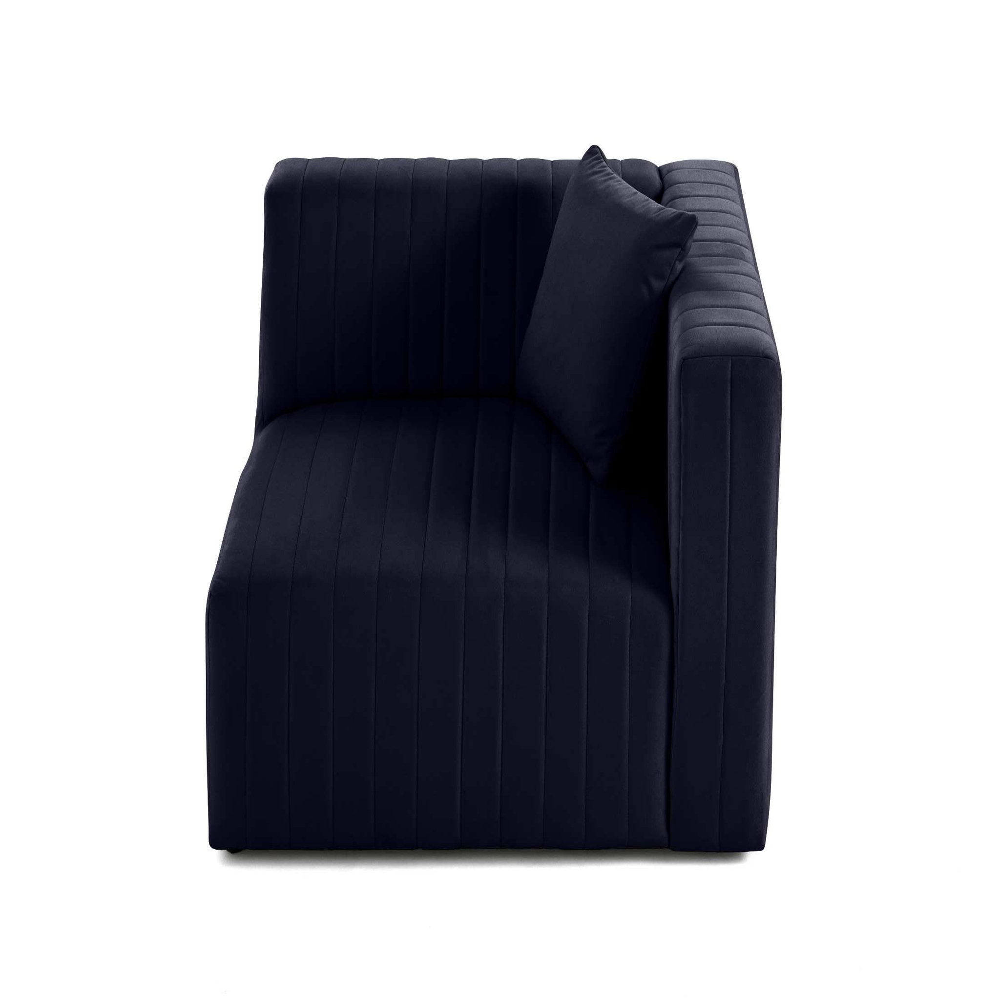 Voir la diapositive 6 : LISA DESIGN Nova - module d'assise droit - en velours
