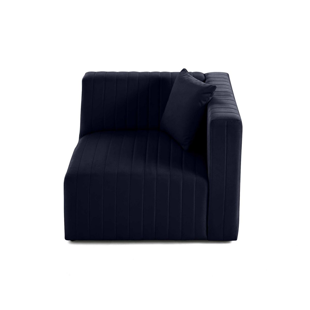 LISA DESIGN Nova - module d'assise droit - en velours