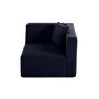 Voir la diapositive 6 : LISA DESIGN Nova - module d'assise droit - en velours
