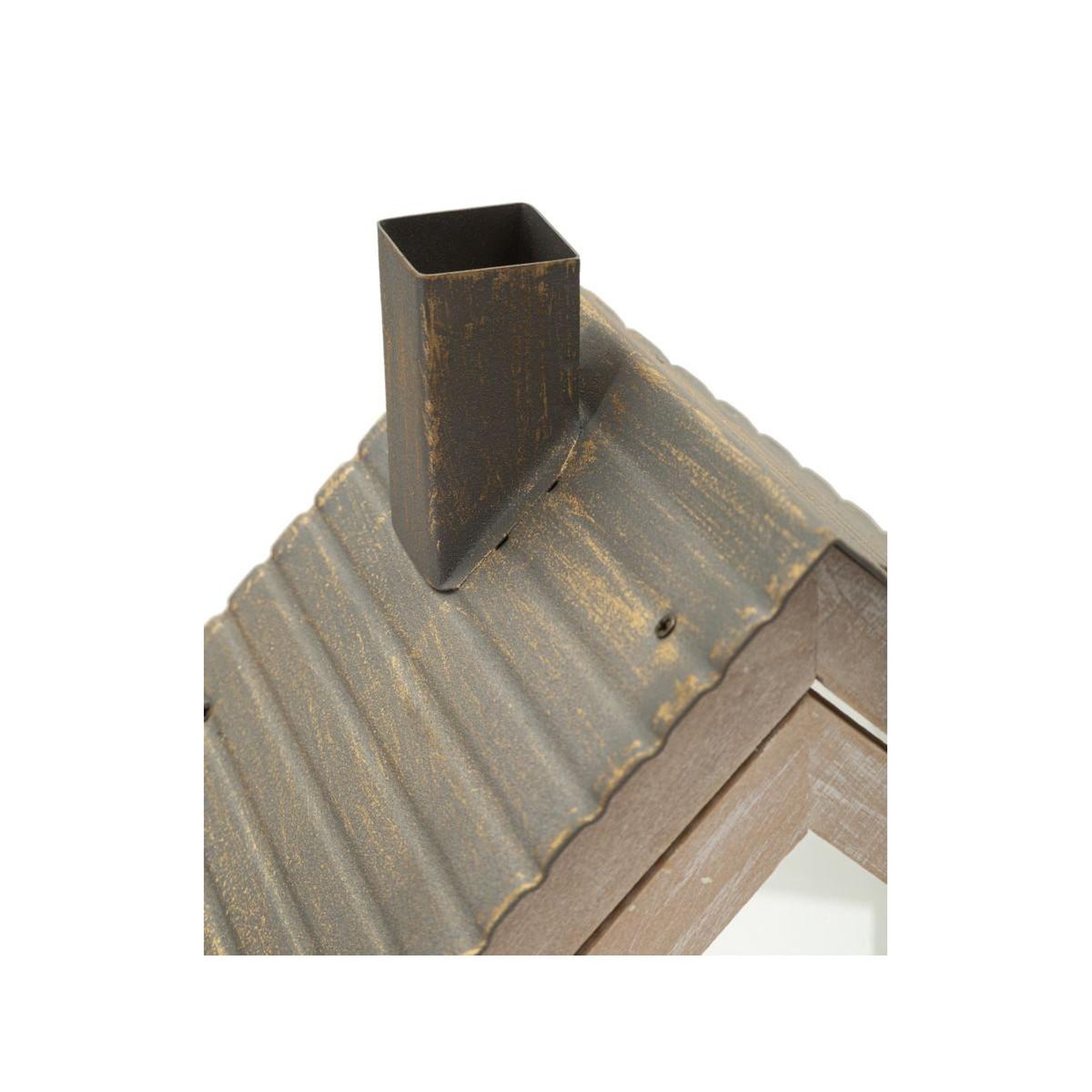 Voir la diapositive 3 : Paris Prix Lot de 2 Lanternes en Bois  Home Flower  36cm Naturel