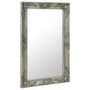Voir la diapositive 2 : VIDAXL Miroir mural style baroque 50x80 cm Argente