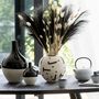 Voir la diapositive 5 : Paris Prix Vase Déco en Porcelaine  Iva  32cm Noir & Blanc