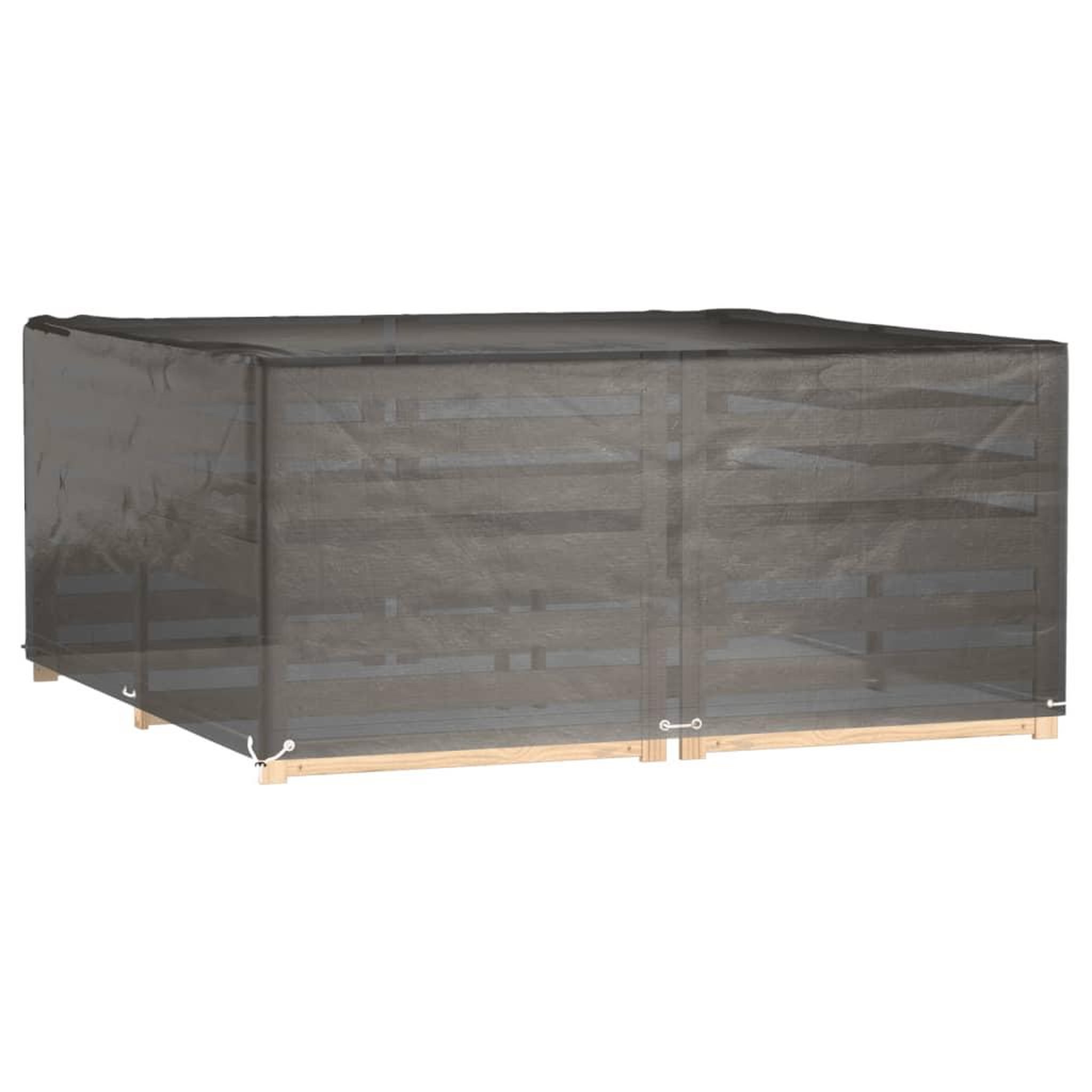 Voir la diapositive 2 : VIDAXL Housse de salon de jardin 16 œillets 205x205x90 cm carre