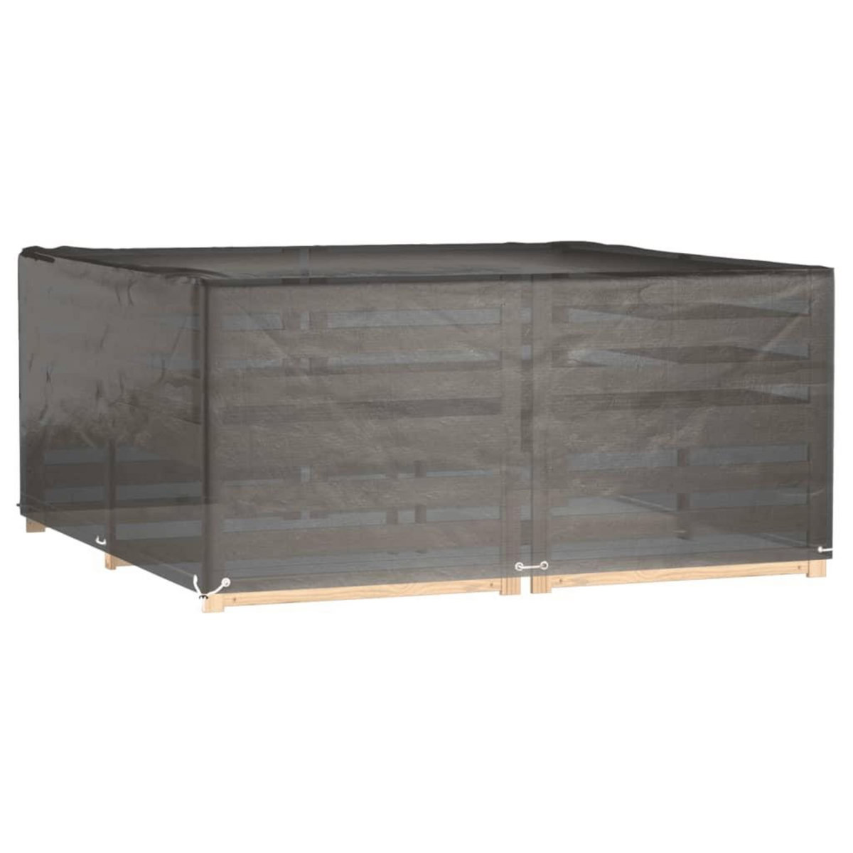 VIDAXL Housse de salon de jardin 16 œillets 205x205x90 cm carre