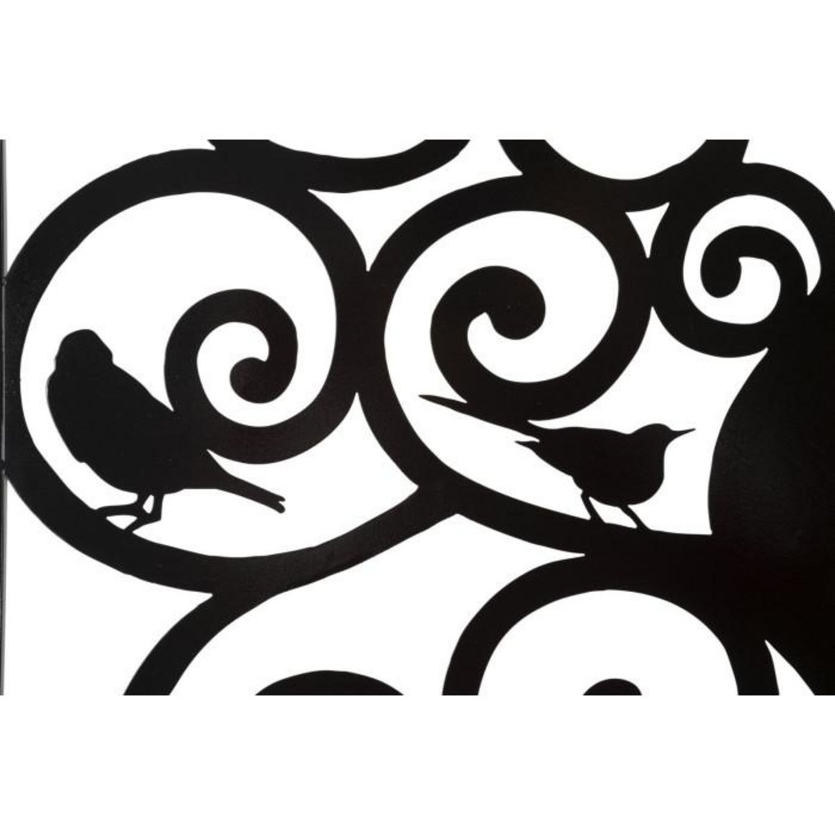 Paris Prix Décoration Murale Encadrée en Métal  Three  70cm Noir